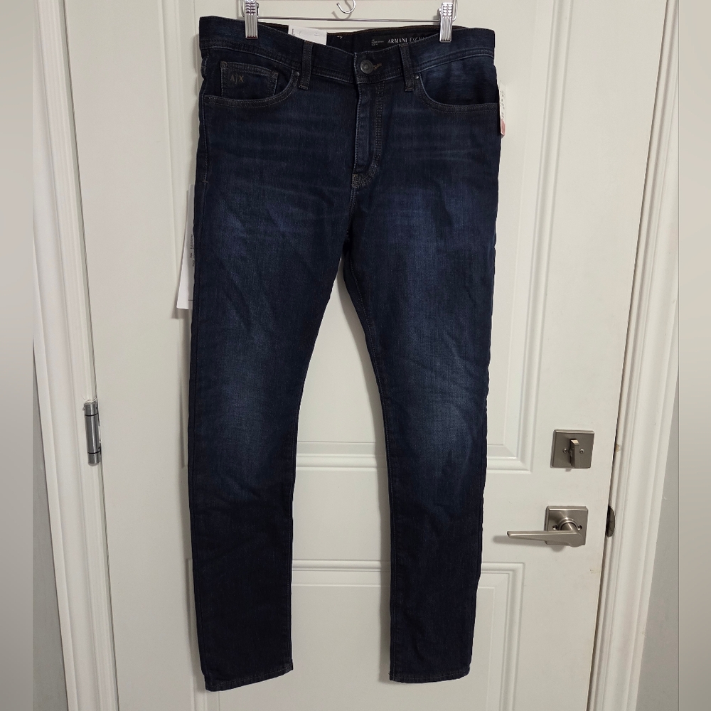 NWT - Armani Exchange Men's 5 Tasche J33 Super Skinny Jeans - Size 32